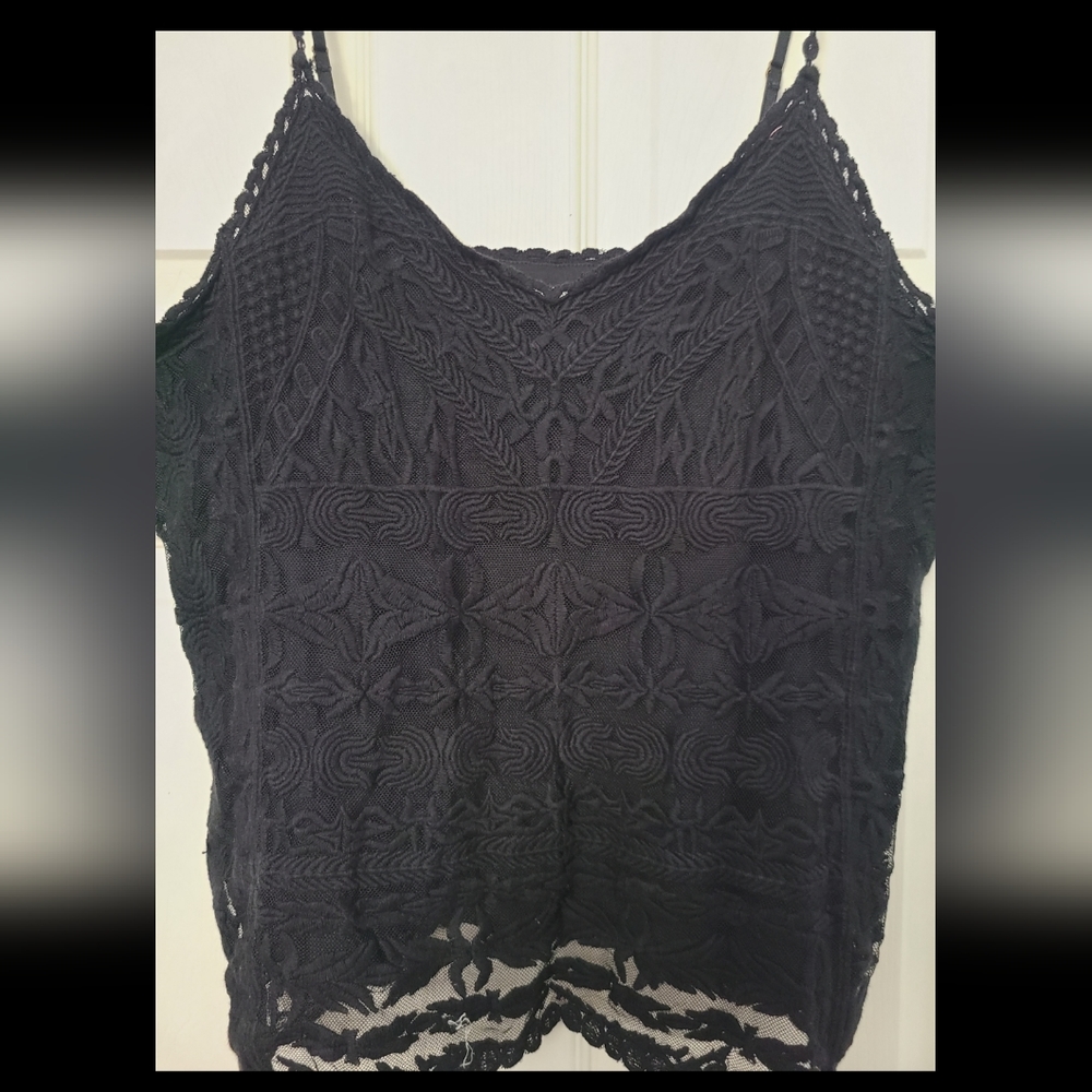 NWT Oli & Hali black double lined tank. Small.